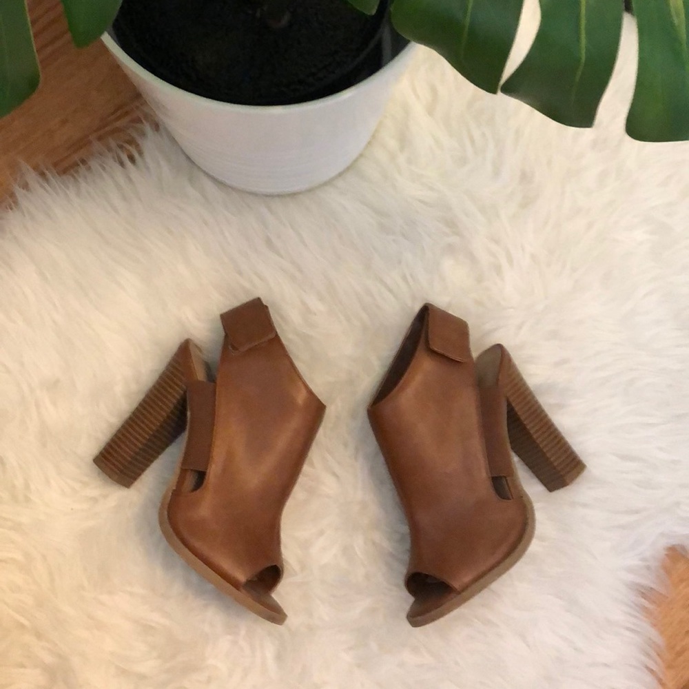 Call It Spring Open Toe Block Heel - image 1